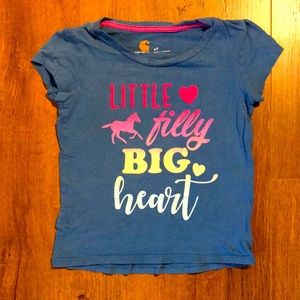 Girls carhartt shirt